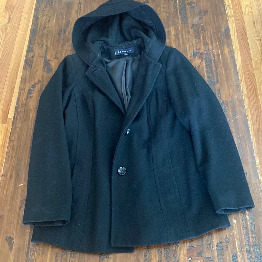 Anne Klein Size M, black peacock jacket.
